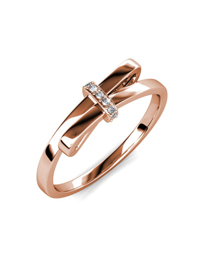 imagem de Anel Luminous Bow Rosa Dourado1