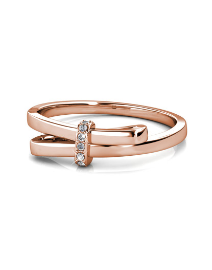 imagem de Anel Luminous Bow Rosa Dourado3