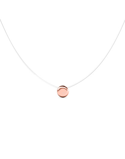 imagem de Colar Senhora Dourado Rosa e Cristal5