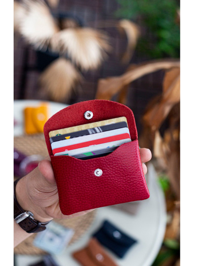 imagem de Card Holder Unissexo Vermelho3