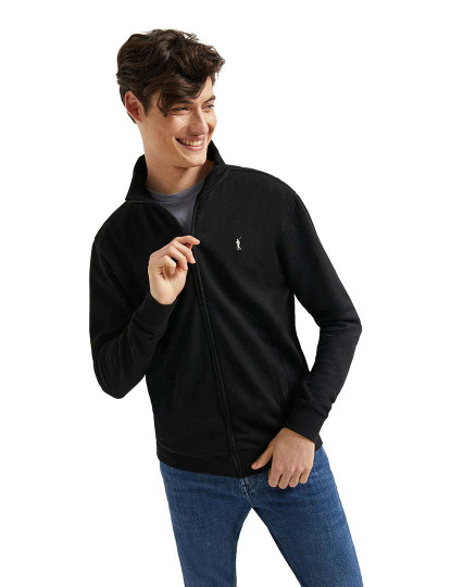 imagem de Sweatshirt com fecho Homem Rigby Go Zippered Sweat B Ft Preto1