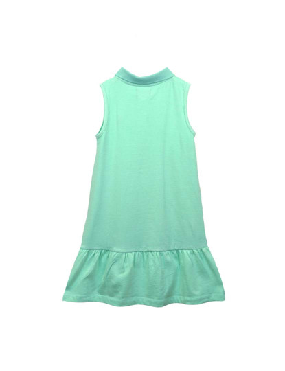 imagem de Vestido Pique Menina 11 Basic Elastano Água Marinha2