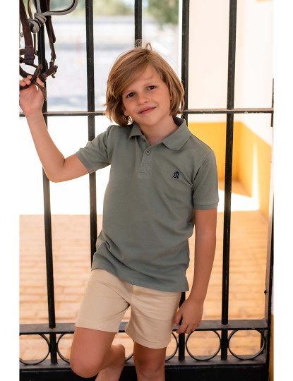 imagem de Polo Menino  11 Basic Elastano  Khaki3