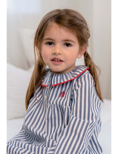 imagem de Camiseiro Menina Pijama Riscas2