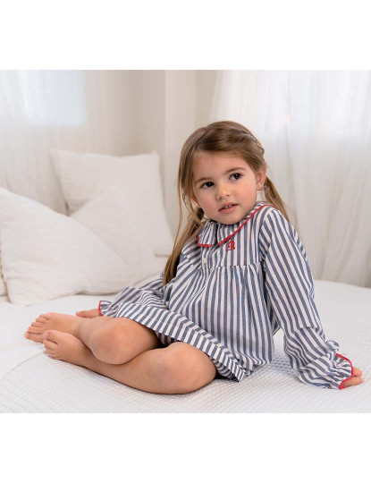 imagem de Camiseiro Menina Pijama Riscas3