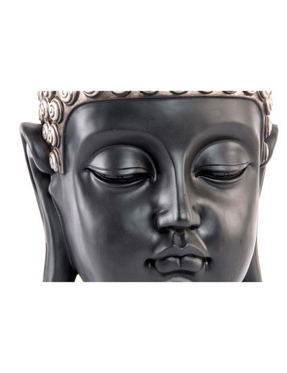imagem de Figura Cabeça Buda Prateado 2