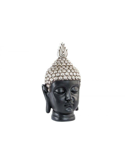 imagem de Figura Cabeça Buda Prateado 1