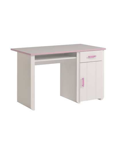 imagem de Secretária Biotiful Branco e Rosa2