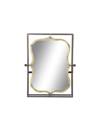 imagem de Espelho Metal Espelho Dourado 1