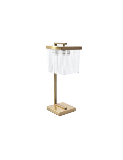 imagem de Candeeiro Mesa Vidro Dourado1