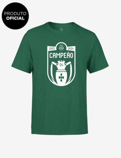 imagem de T-Shirt Logo Campeão Distribuição Verde1