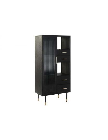 imagem de Vitrine MDF Vidro Preto1