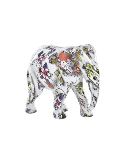 imagem de Figura Resina Elefante Branco 1