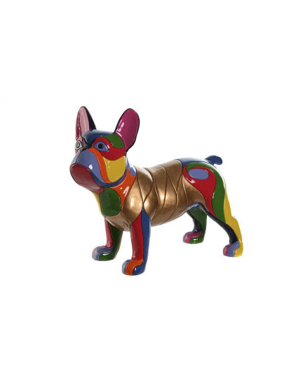 imagem de Figura Resina Cão Multicor 1