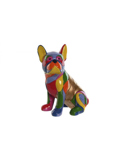 imagem de Figura Resina Cão Multicor 1