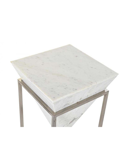 imagem de Mesa Apoio Metal Mármore Branco 2