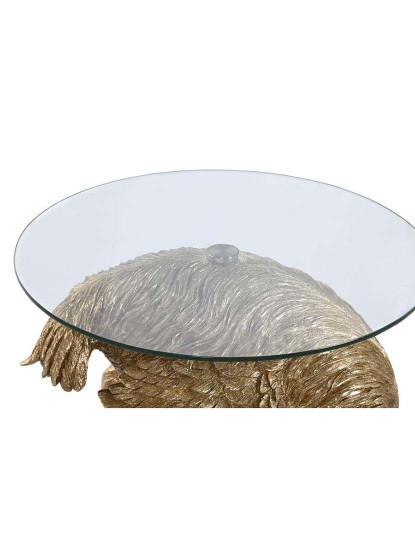 imagem de Mesa De Apoio Resina Vidro Avestruz 2