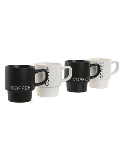 imagem de Conjunto Café 4 Porcelana Metal 160Ml 2