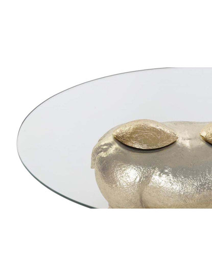imagem de Mesa De Apoio Resina Vidro Hipopótamo2