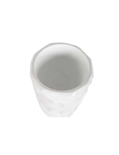 imagem de Vaso Fibra Vidro Ondas Lacado Branco2