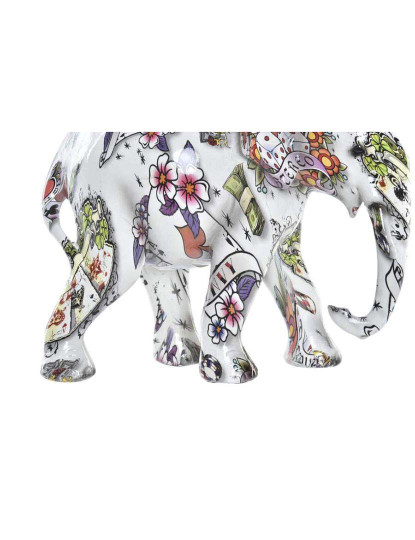 imagem de Figura Resina Elefante Branco 3