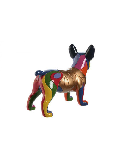 imagem de Figura Resina Cão Multicor 3