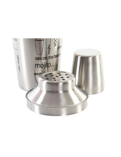 imagem de Coqueteleira Inox 500Ml Letras Prateado 3