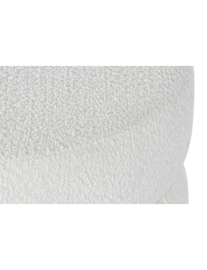 imagem de Repousa-Pés Poliester Mdf Boucle Branco 3