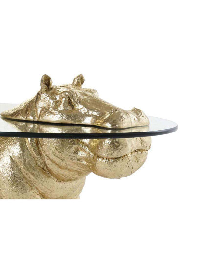 imagem de Mesa De Apoio Resina Vidro Hipopótamo3