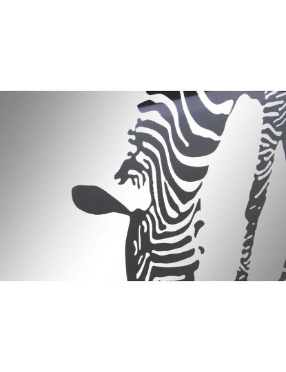 imagem de Espelho Vidro Alumínio Impressão Zebra3