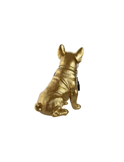 imagem de Candeeiro De Mesa Resina Cão Dourado 4