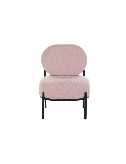 imagem de Cadeira Poliéster Metal Rosa 5