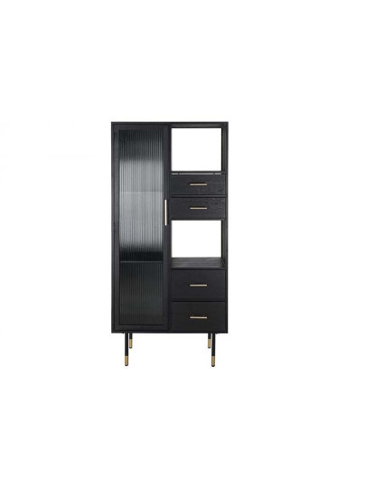 imagem de Vitrine MDF Vidro Preto6