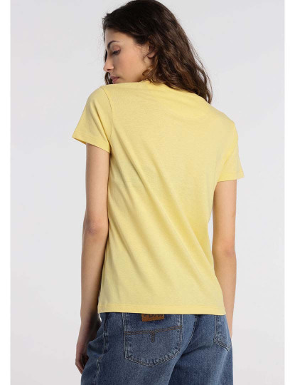 imagem de T-Shirt Senhora Gona-Aria Amarelo2