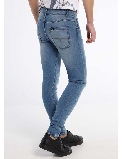 imagem de Jeans Denim Medium Light Blue Skinny Fit (Consultar talla) Homem Azul2