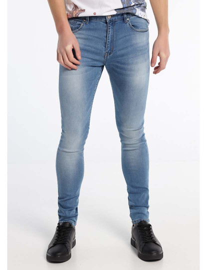 imagem de Jeans Denim Medium Light Blue Skinny Fit (Consultar talla) Homem Azul1