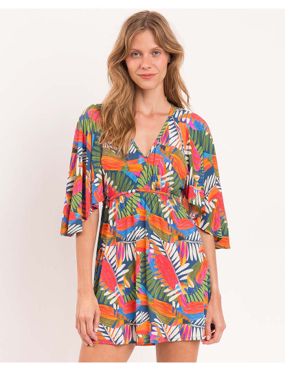 imagem de Vestido Praia Jungle Multicor1