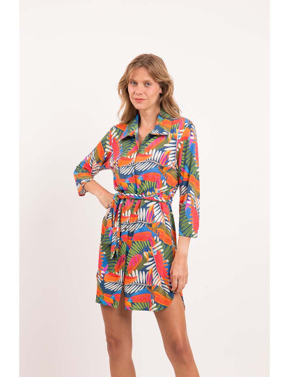 imagem de Vestido Praia Jungle Multicor7