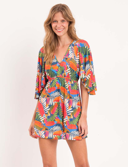 imagem de Vestido Praia Jungle Multicor8