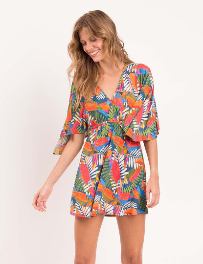 imagem de Vestido Praia Jungle Multicor6