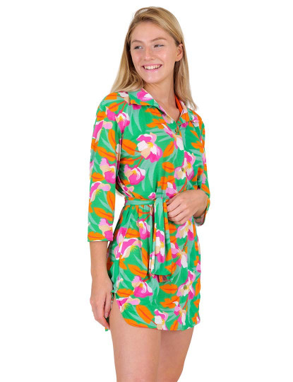 imagem de Vestido Praia Bloom Verde3