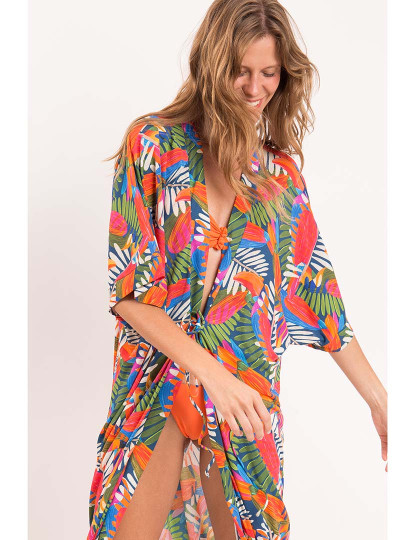 imagem de Vestido Praia Jungle Multicor9