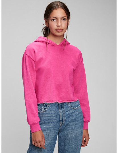 imagem de Sweatshirt com Capuz Rapariga Rosa1