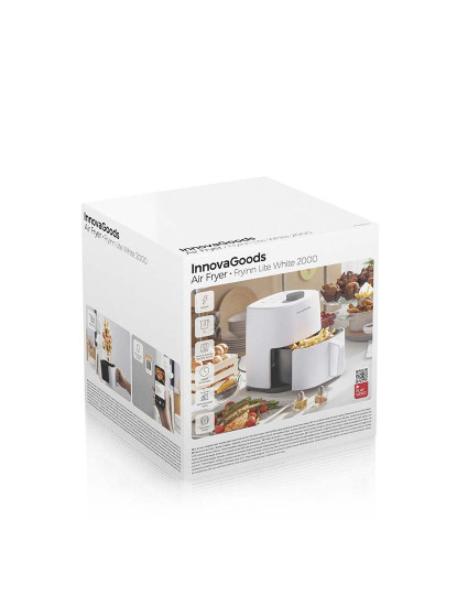 imagem de Fritadeira de Ar InnovaGoods Fryinn Lite 2000 Branco 1200 W 2 L2