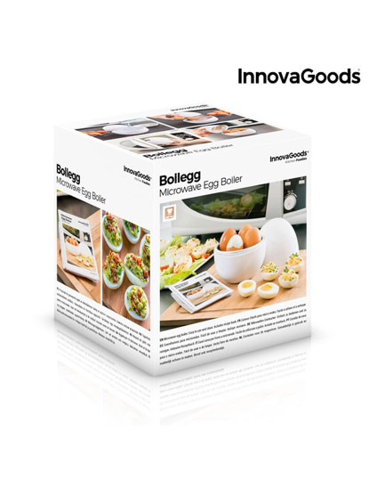 imagem de Cozedor de Ovos para o Micro-Ondas com Livro de Receitas Boilegg InnovaGoods6