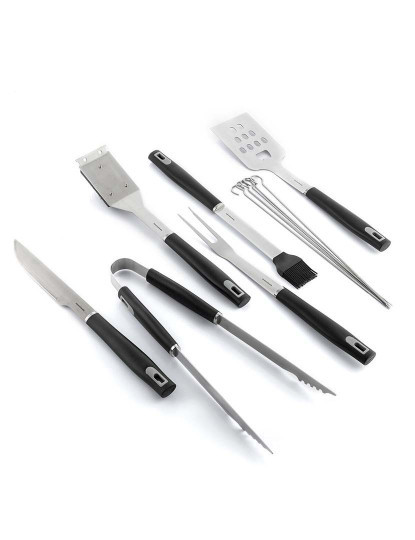 imagem de Kit de utensílios para churrasco de 12 peças BBSet InnovaGoods com estojo5