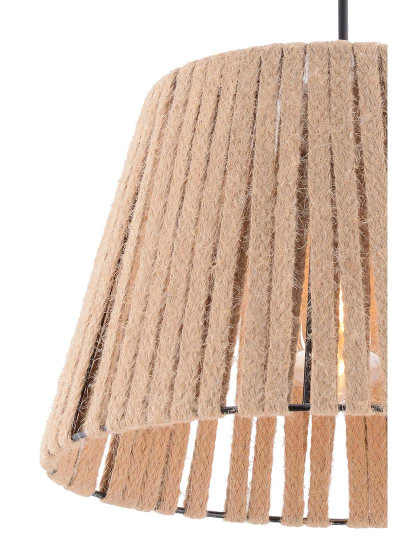 imagem de Candeeiro Suspensão Cone Jute Creme4