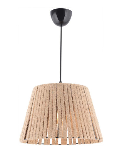 imagem de Candeeiro Suspensão Cone Jute Creme3