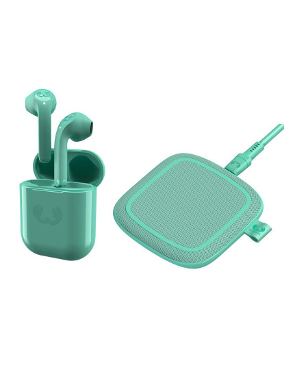 imagem de Earpods True Wireless TWINS 2 + Base Carregamento Misty Mint1