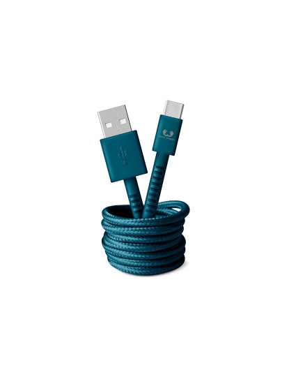 imagem de Cabo USB-C / USB-A 1.5 FABRIQ PETROL BL2